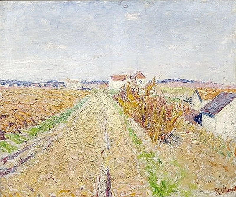 Sentiero che porta a Grez intorno al 1889